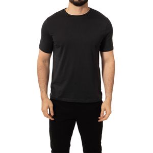 T-Shirt Algodon Pima Varsity Jet Black