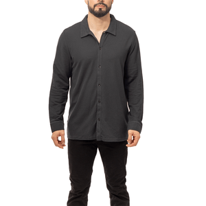 Polo Basic ML Algodon Pima Black