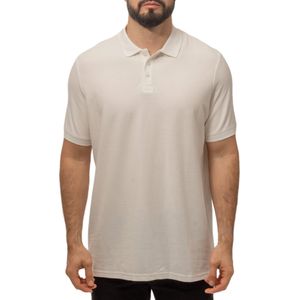 Polo Basic Algodon Pima White