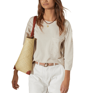 Camiseta Oversize Yerse Natural