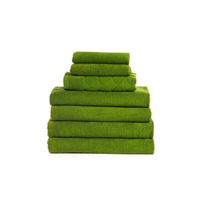 Set de 7 Toallas de Baño Home Basics Verde