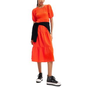 Dress 3/4 Sle Vest Wend Mandarina