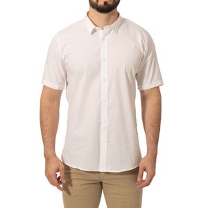 Camisa Lino M/C Beige