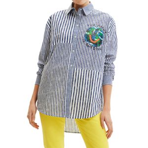 Shirt Long Sle Cam Lana Blanco