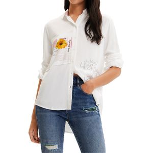 Shirt Long Cam Sweet Hamburgo Blanco