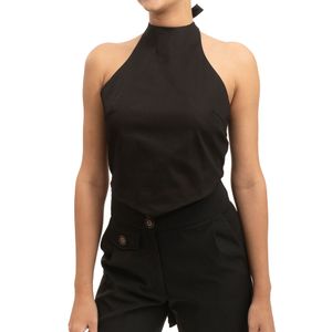 Top Halter Negro