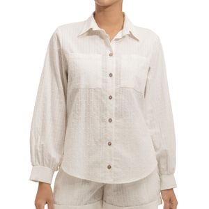 Camisero Cuello Regular Blanco