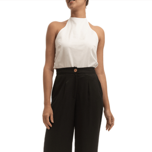 Top Halter Blanco