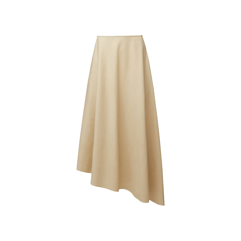 WeWoreWhat-Asym-Midi-Skirt-Wheat-WWB56-01