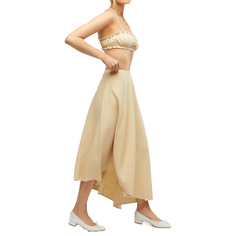 WeWoreWhat-Asym-Midi-Skirt-Wheat-WWB56-01