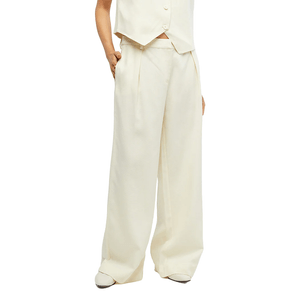 Low Rise Trousers Ecru