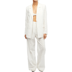 Eyelet Trousers White