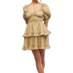 WeWoreWhat-Puff-Sleeve-Mini-Oat-WWD50-01