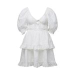 WeWoreWhat-Puff-Sleeve-Mini-White-WWD50-03