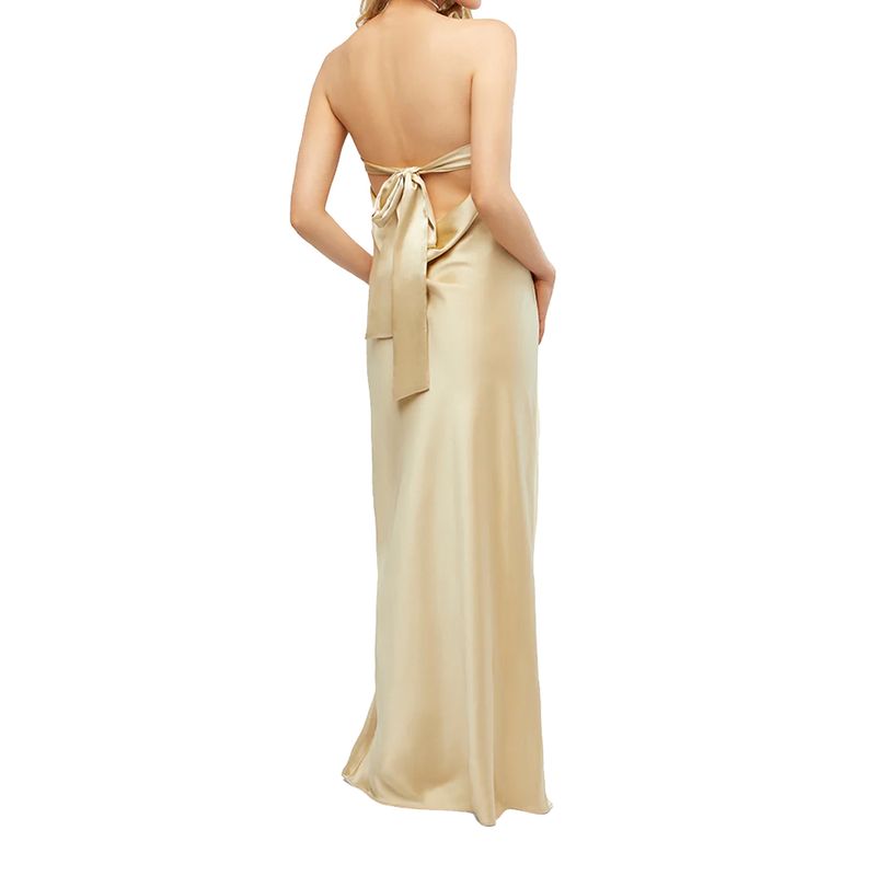 WeWoreWhat-Strapless-Silky-Maxi-Dress-Wheat-WWD51-01