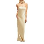 WeWoreWhat-Strapless-Silky-Maxi-Dress-Wheat-WWD51-01