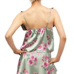 WeWoreWhat-Ruffle-Sleeve-Silky-Top-Sage-Multi-WWT82-02