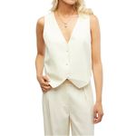 WeWoreWhat-Boxy-Vest-Ecru-WWT86-01