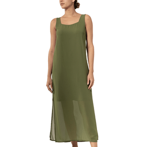 Vestido Basic Verde Olivo