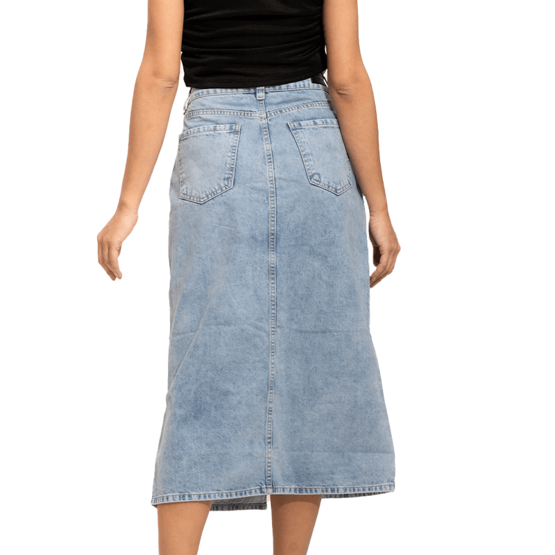 Cosplay-Mid-Waist-Denim-Maxi-Skirt-Azul-Claro-CO-DEN23-SK01