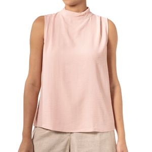 Top Mock Neck Nude