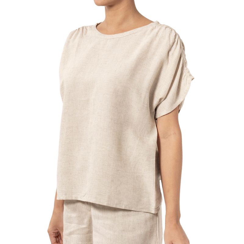 Cosplay-Top-Linen-Kimono-Beige-CO-F23-U2535D