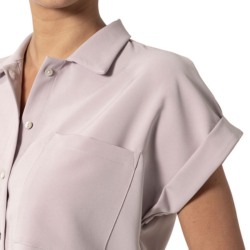 Top-Stitch-Camisa-Manga-Corta-Abotonada-Lila-TS-NAV23-106