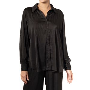 Camisa Abotonada Líneas Traslucidas