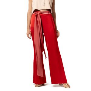 Pantalón con Rojo con Cinturón