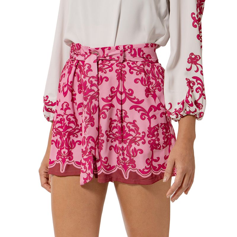 Talisman-Short-con-Cinturon-Fucsia-Blanco-TAL-NV23-U6050D