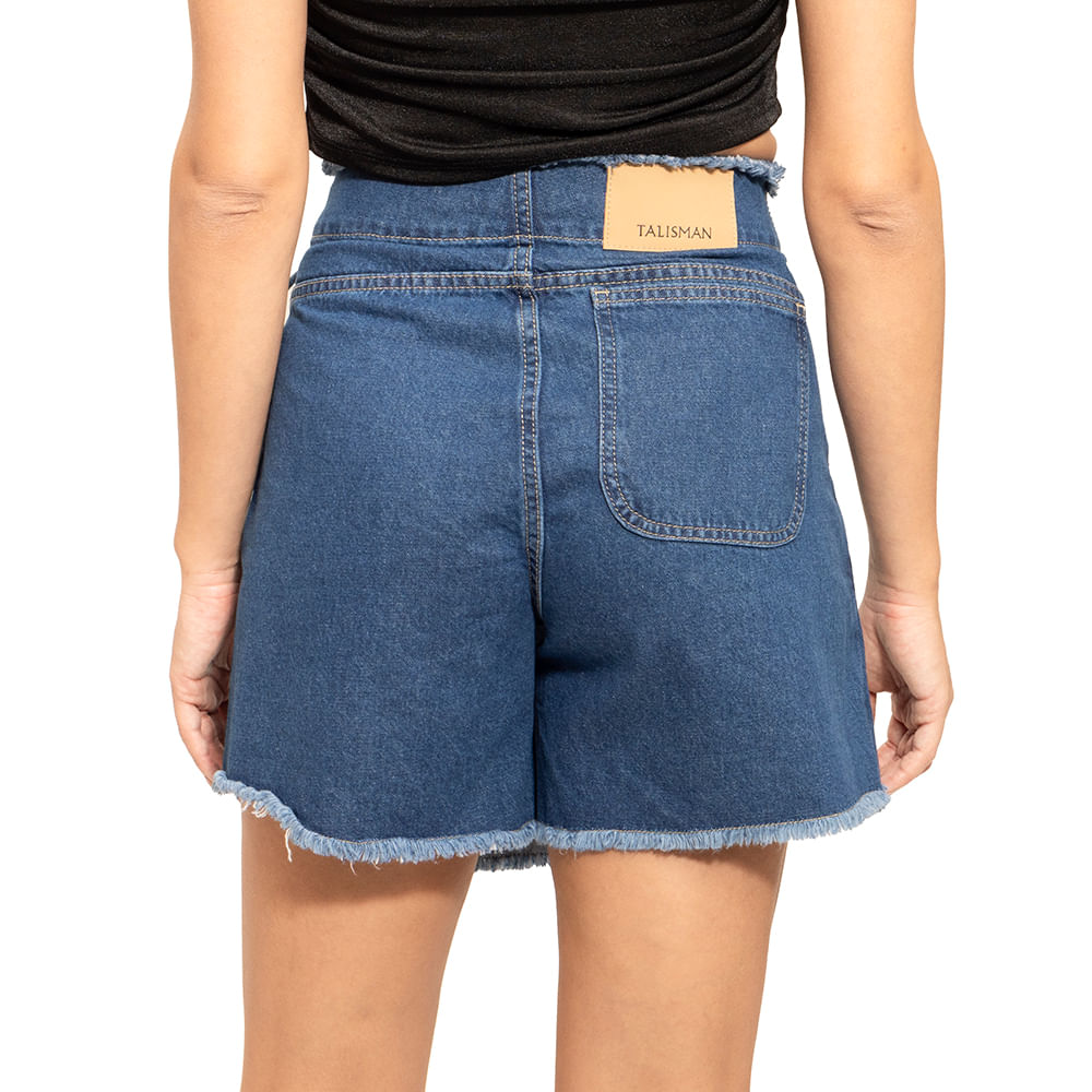 Falda discount short asimetrica