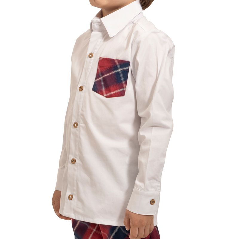 Cosplay-Camisa-Blanca-con-Bolsillo-Tartan-CO-KNV23-U5078B