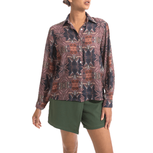 Camisa Abotonada ML Marsala