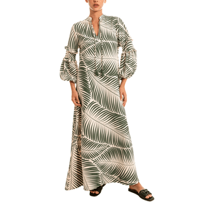Vestido Maxi Verde Print