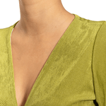 Talisman-Vestido-con-Hebilla-en-Cintura-Verde-TAL-SS24-6208D