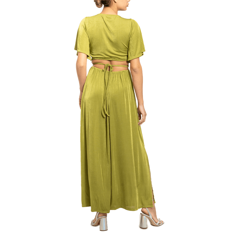 Talisman-Vestido-con-Hebilla-en-Cintura-Verde-TAL-SS24-6208D