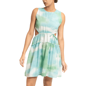 Vestido con Abertura Tie Dye