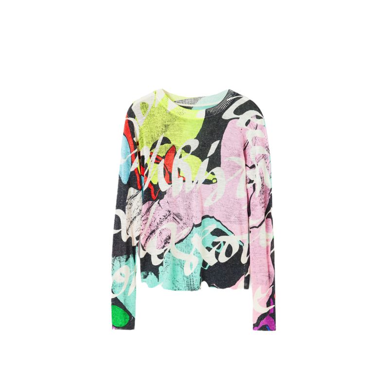 Desigual-Jersey-multicolor-M--Christian-Lacroix-23WWJF132000