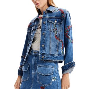 Chaqueta Denim Bordados