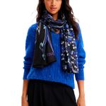 Desigual-Scarf-Liquid-Flor-Rectangle-Azul-23WAWA055000U