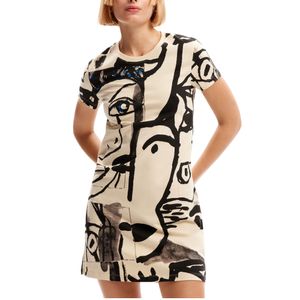 Vestido camiseta mini caras