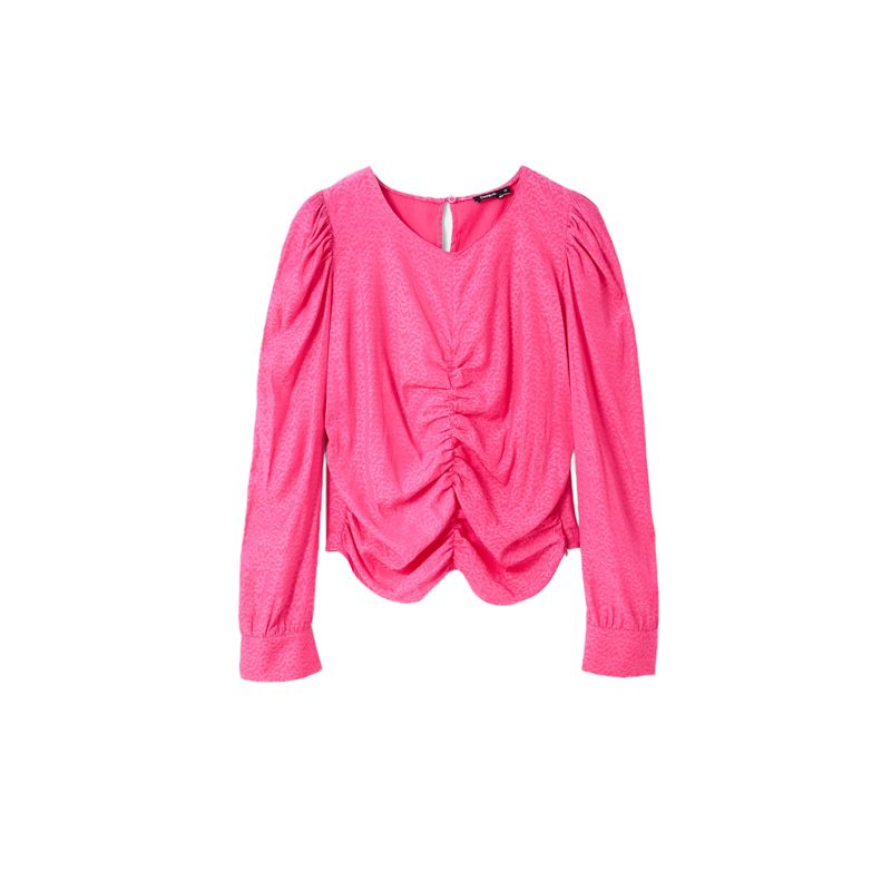 Desigual-Blusa-Long-Slee-Singapur-Fucsia-23WWBW323002