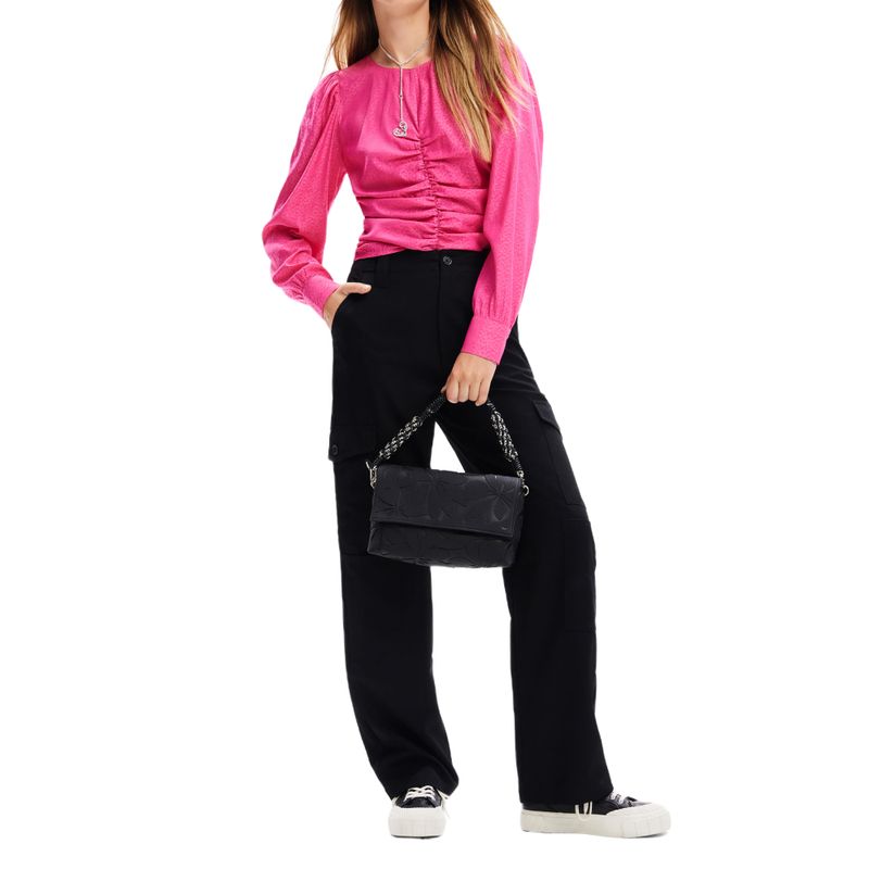 Desigual-Blusa-Long-Slee-Singapur-Fucsia-23WWBW323002