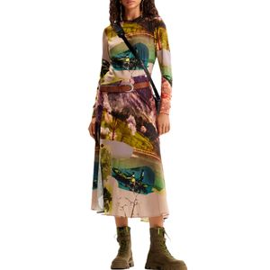 Vestido midi collage M. Christian Lacroix