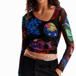 Camiseta tul mineral M. Christian Lacroix