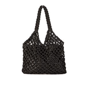 Bolso Tejido Negro