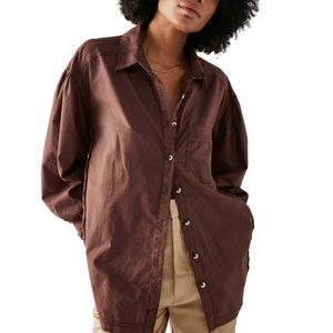 Woven Top Happy Hour Solid Chocolate