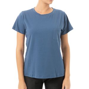 Basic T-Shirt Bolsillo Azul