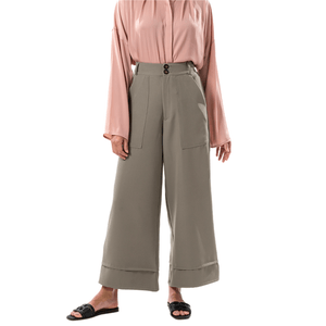 Pantalon Ultra Wide Verde Olivo