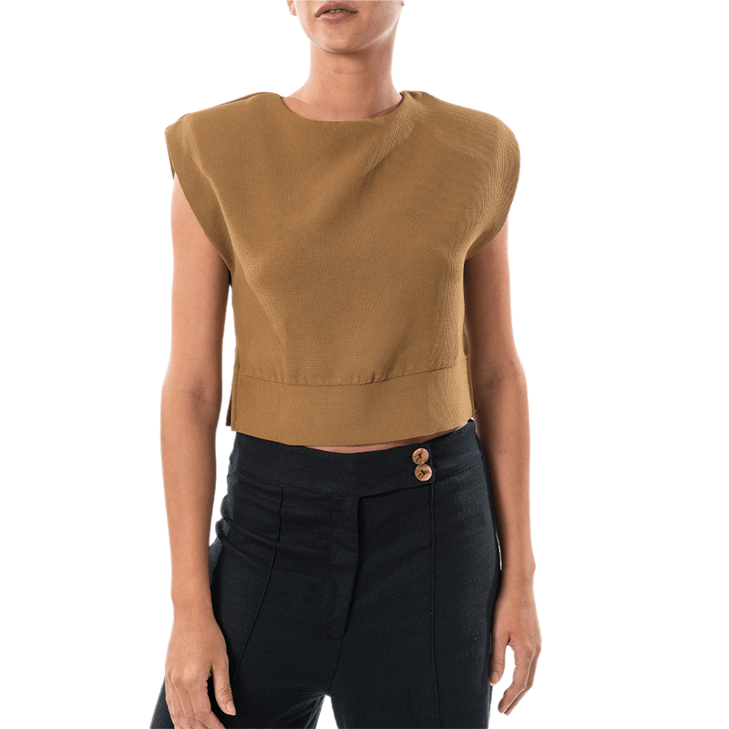 Top-Stitch-Blusa-con-Hombreras-Cafe-CO-SS24-6105-B